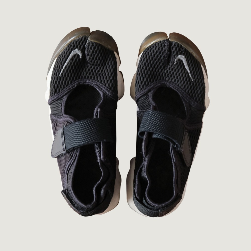 Nike Air Rift Sneakers Women Black Split Toe Tabi Techwear 7 848386-001